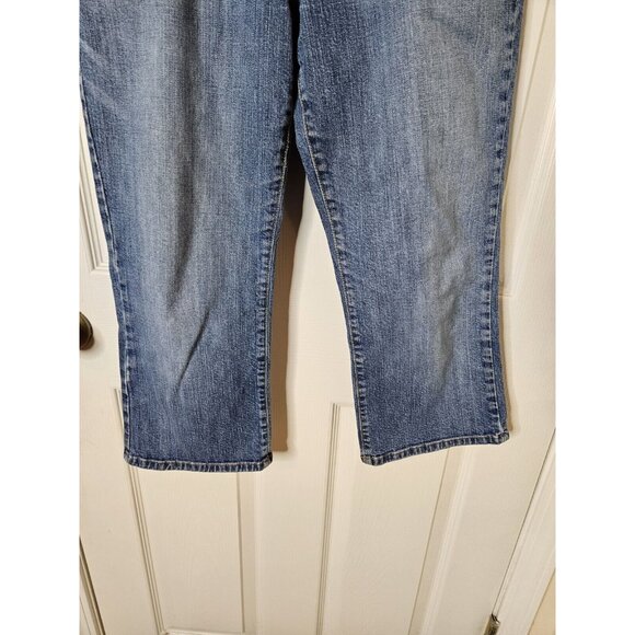 Lucky Brand Vtg Women's Mid Rise Crop Jeans Size 8/29 Blue USA Button Fly - Picture 3 of 10
